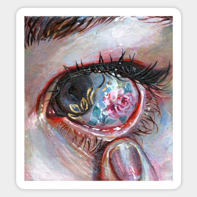 Beauty in the Eye Sticker by Alien Moth